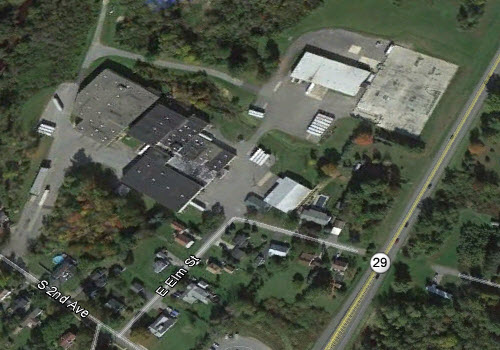 arial view of fiber conversion facility